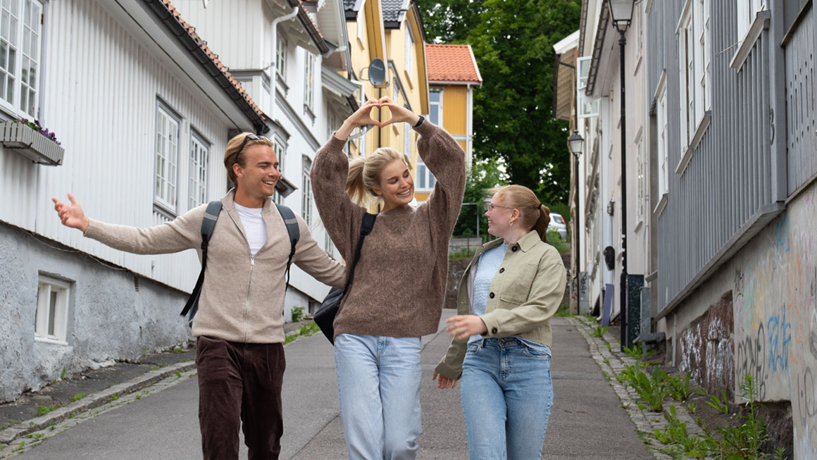 Studentlivet med midt mellom Tønsberg og Horten anbefales.